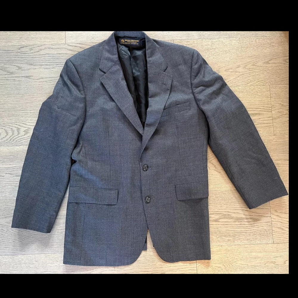 Brooks Brothers Mens 2-button Formal Dress Suit Jacket Blazer Size 41R